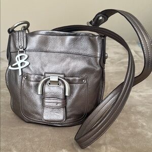 B. Makowsky Metallic Crossbody Bag